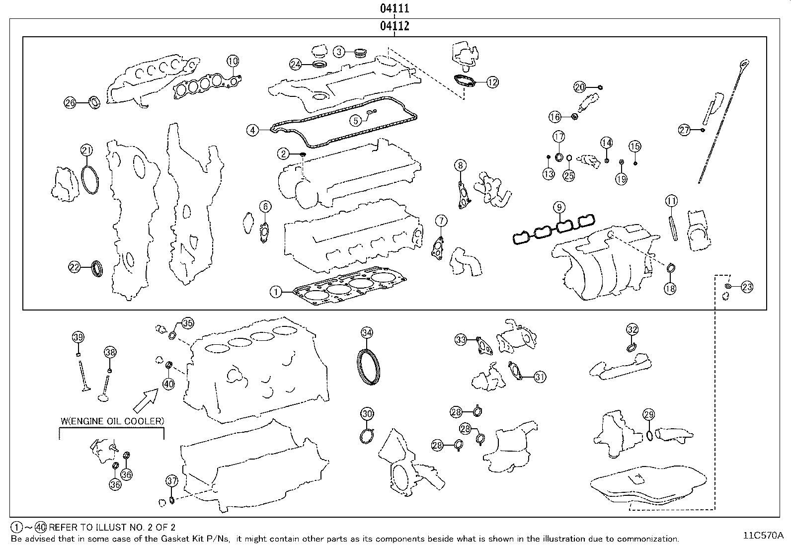 Engine Overhaul Gasket Kit