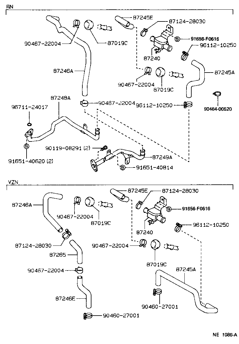 Tuberías de agua para calefacción y aire acondicionado