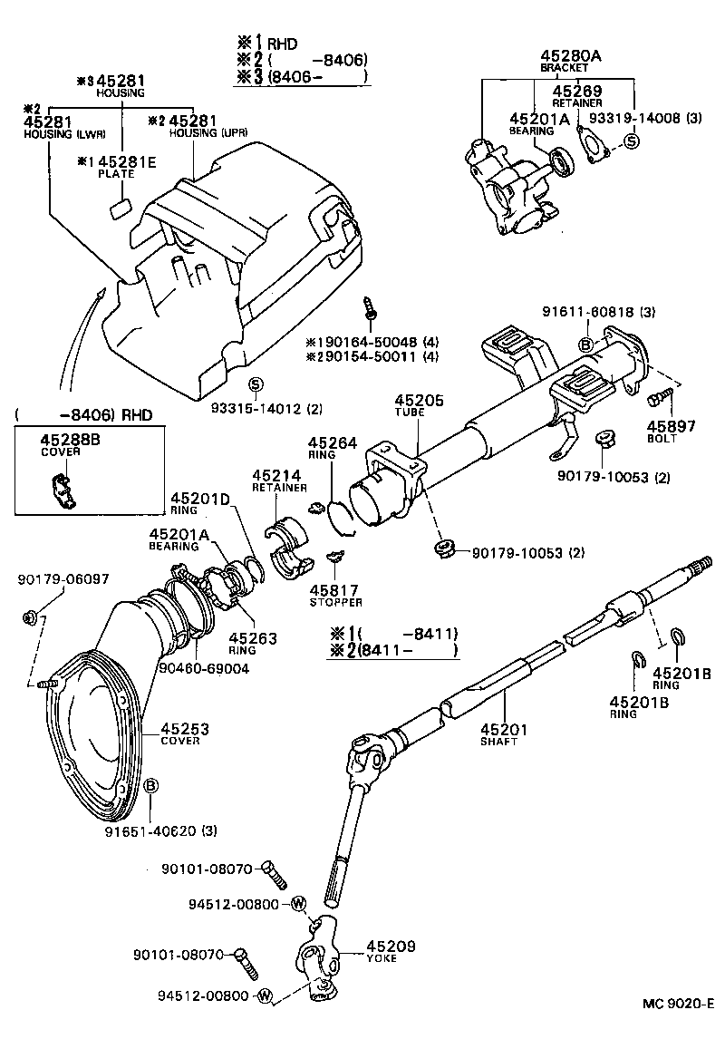 Steering Column & Shaft