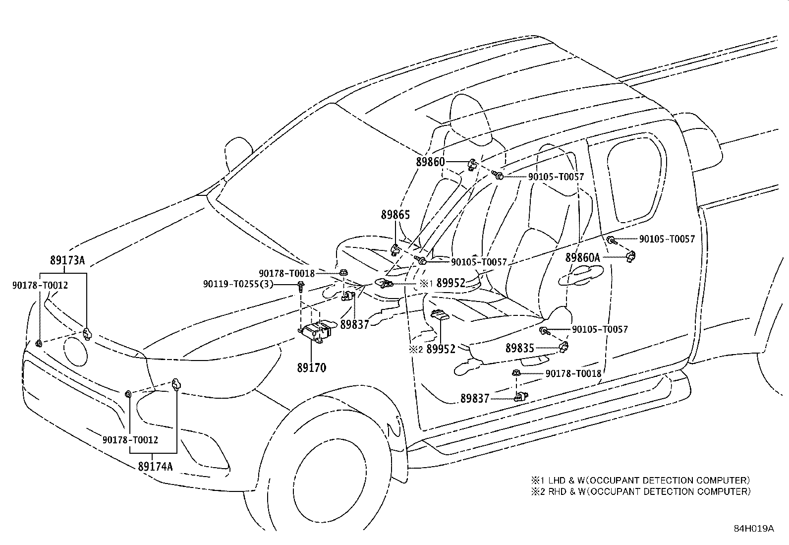 ☆ 89952-71010 Computer, Occupant Detection Toyota | YoshiParts