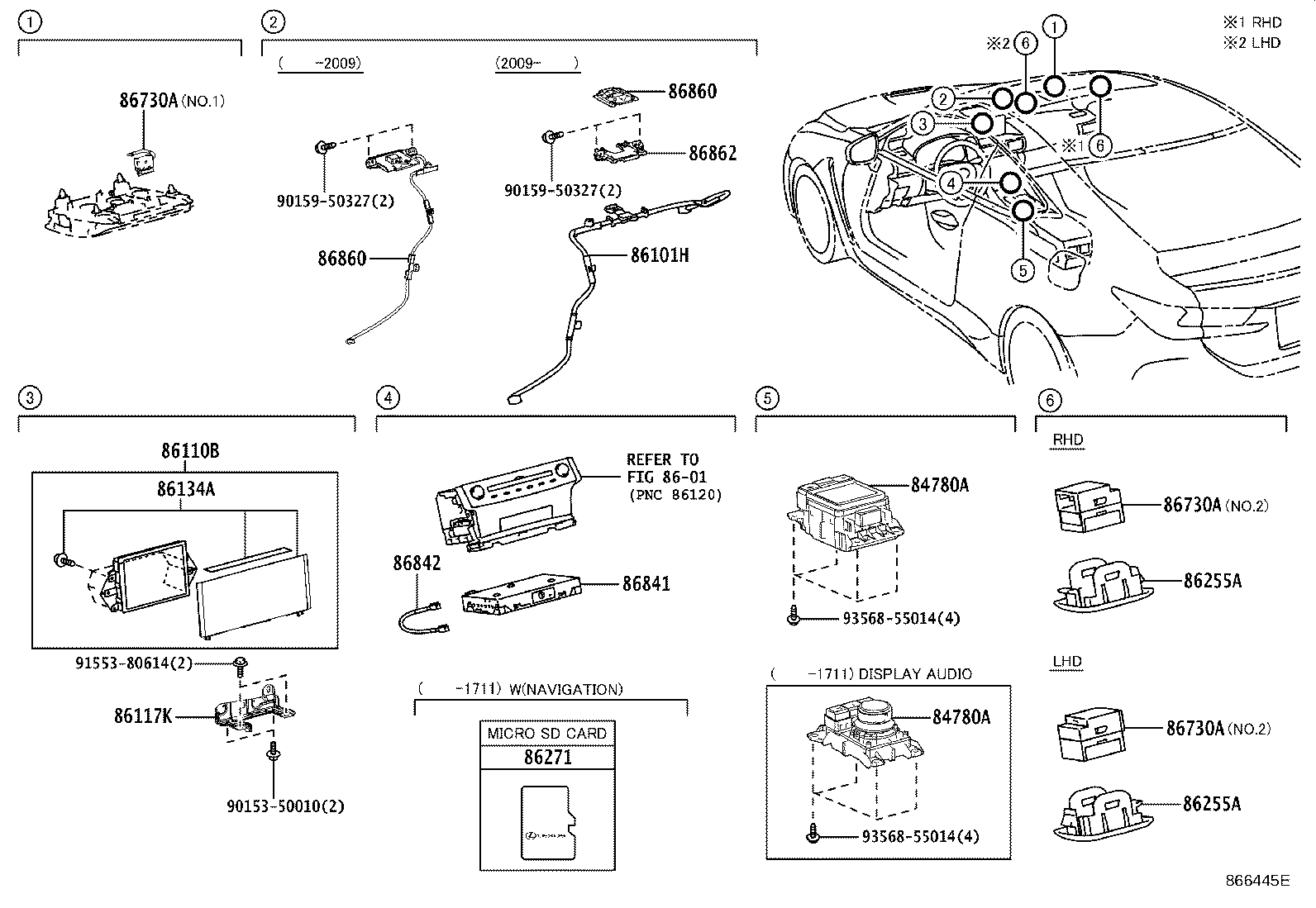 Navigation Front Monitor Display