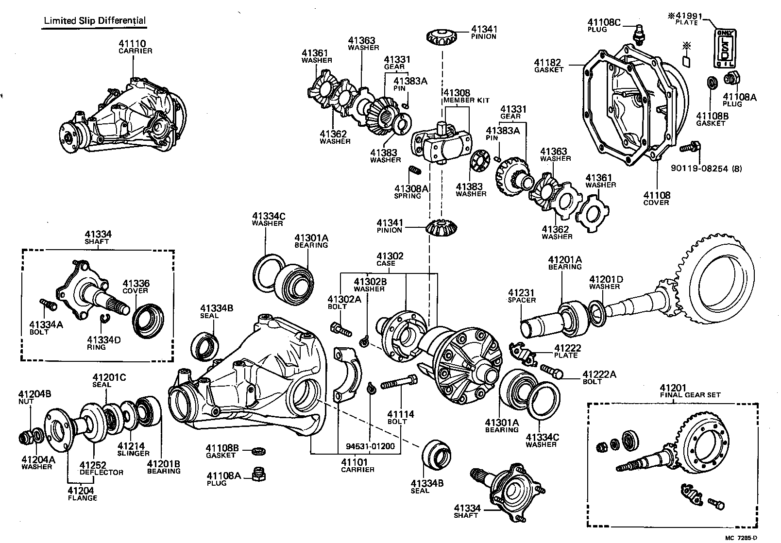 Rear Axle Housing Differential