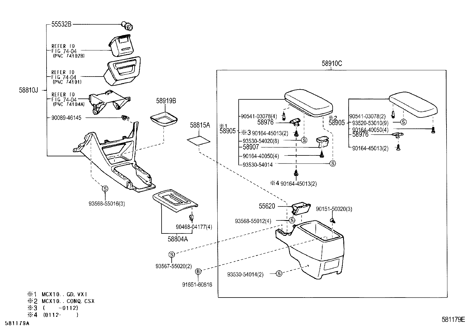 Console Box & Bracket