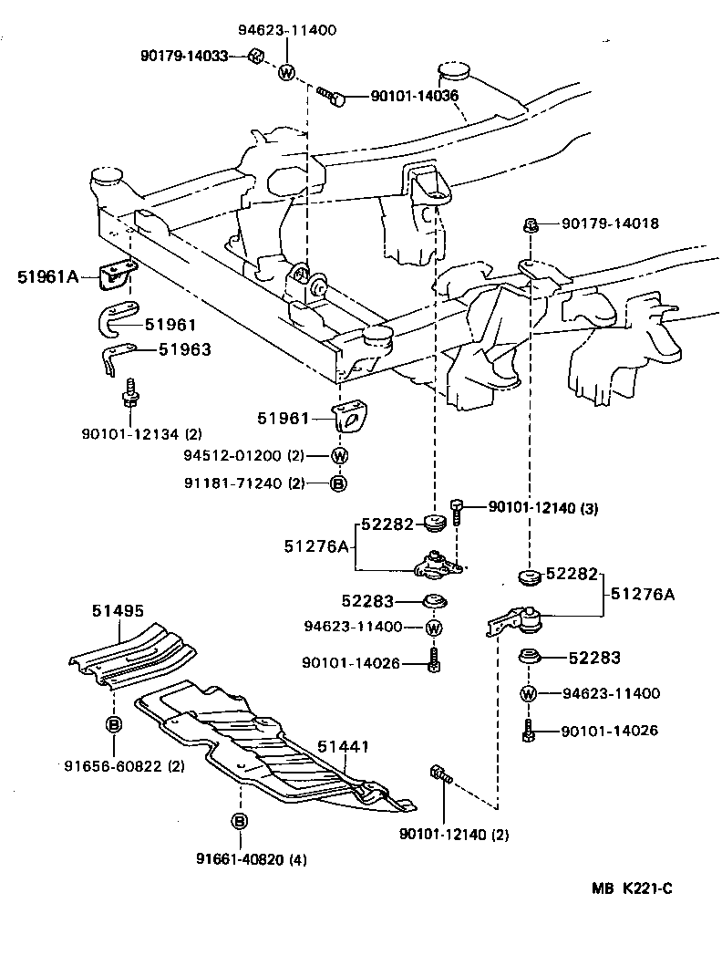 Suspension Crossmember & Under Cover