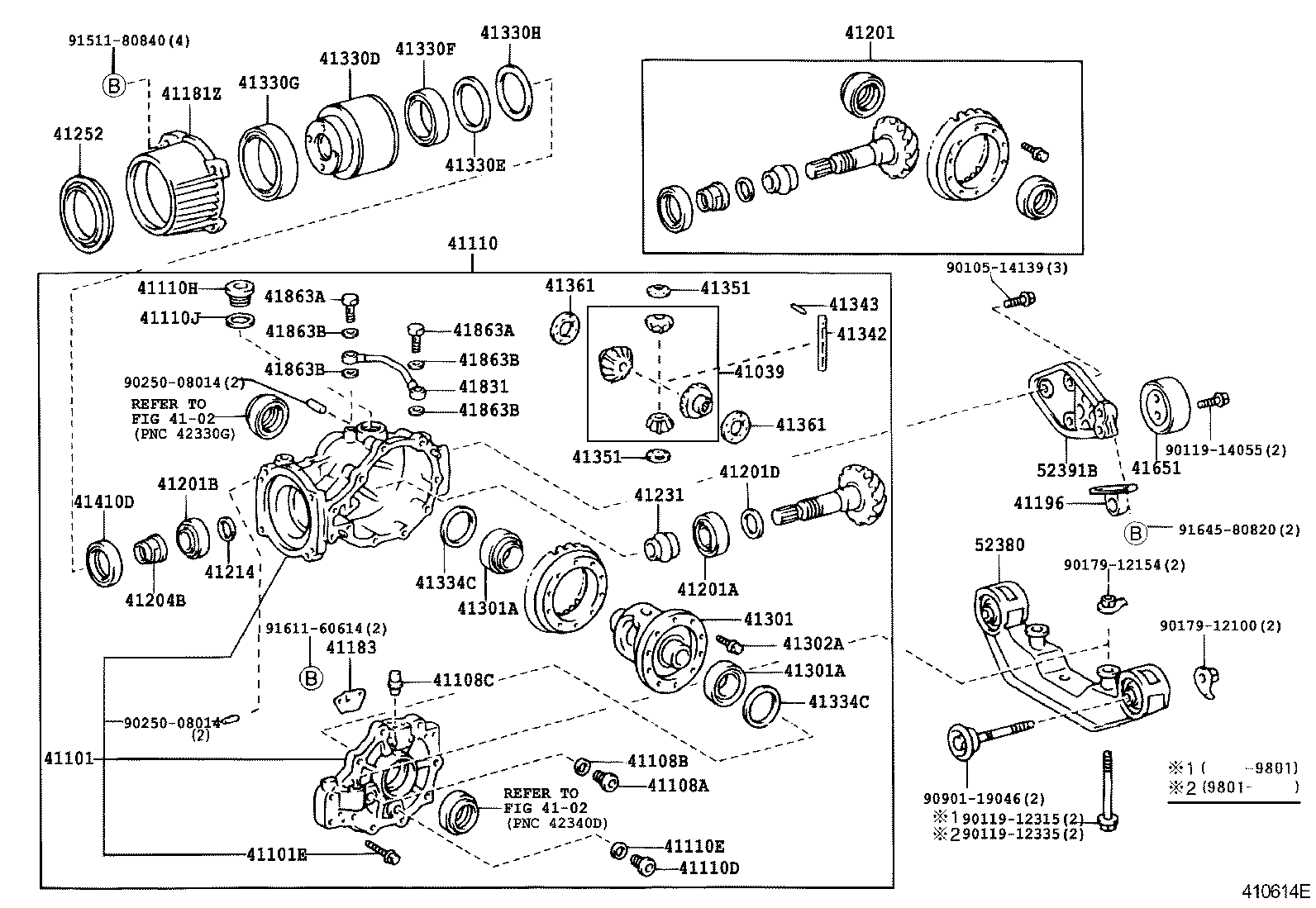 Rear Axle Housing Differential