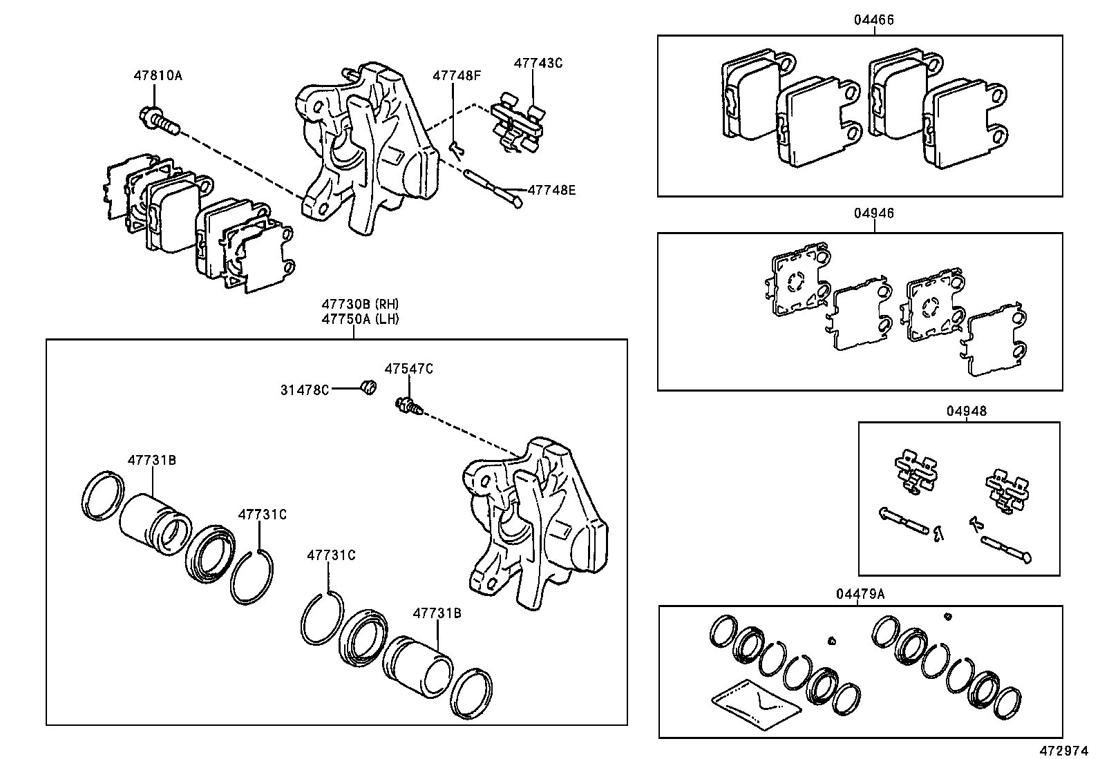 Rear Disc Brake Caliper Dust Cover
