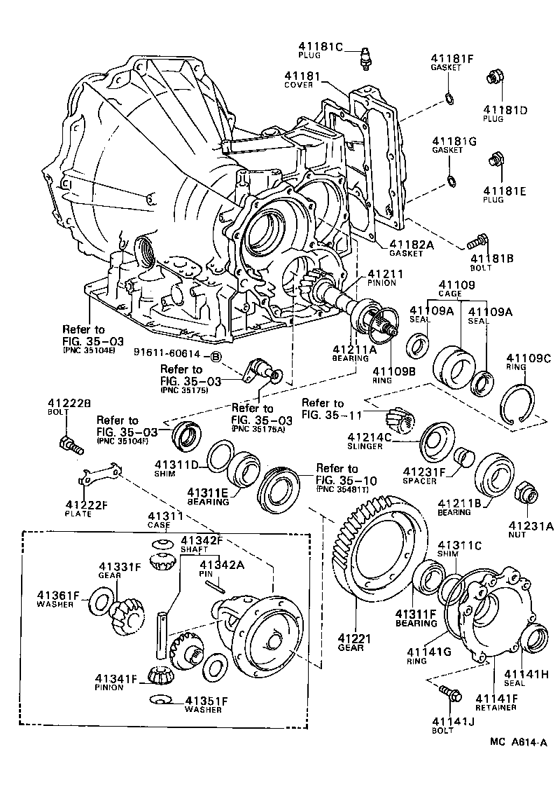 Front Axle Housing & Differential