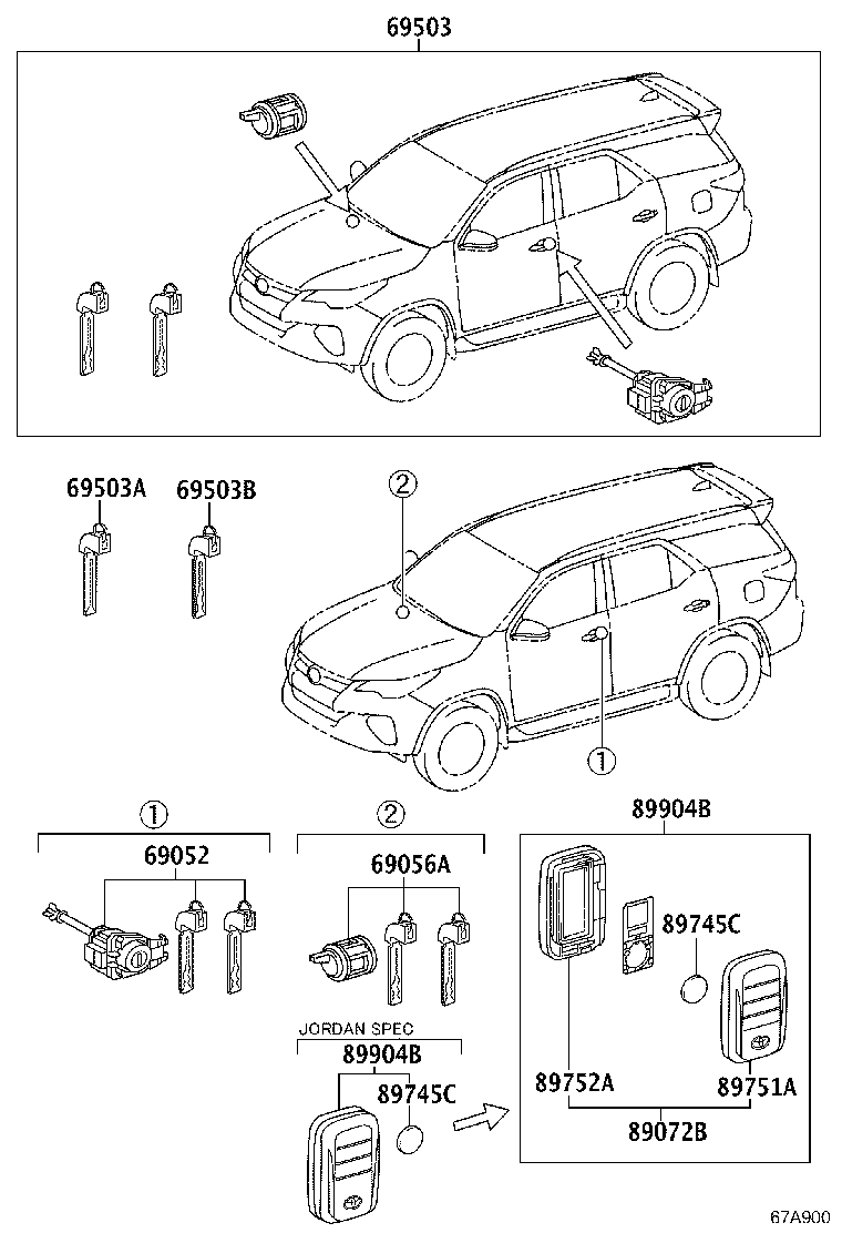 Lock Cylinder Set