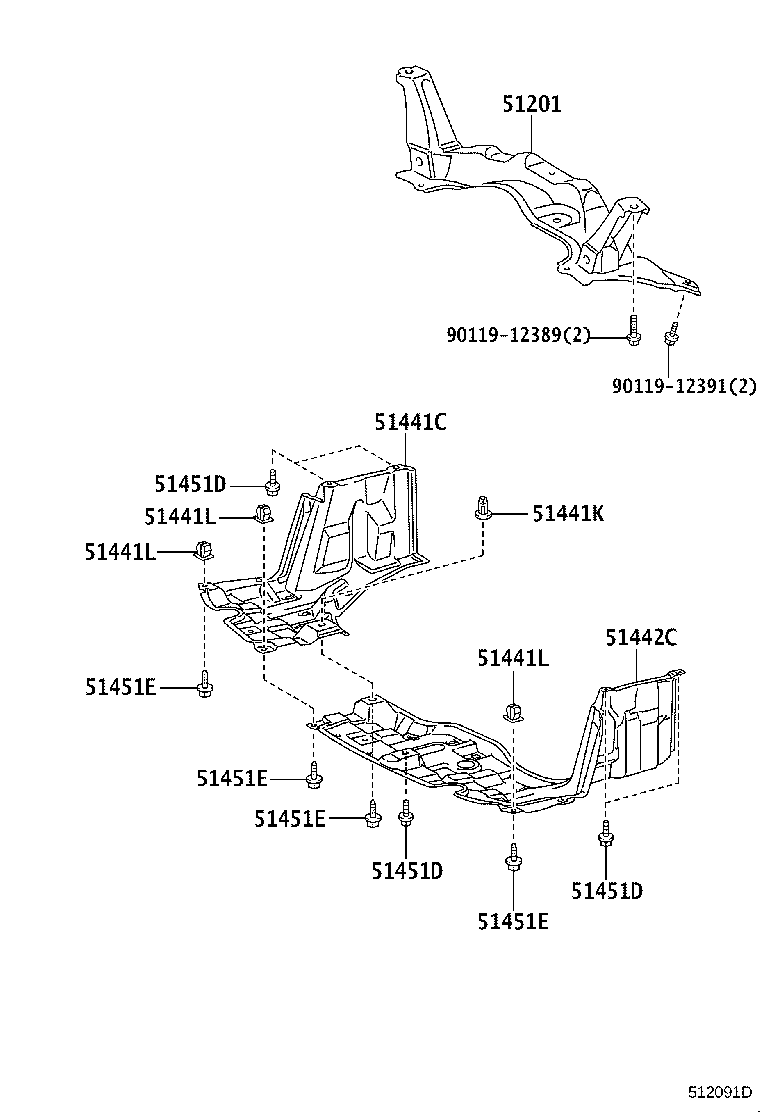 Suspension Crossmember & Under Cover