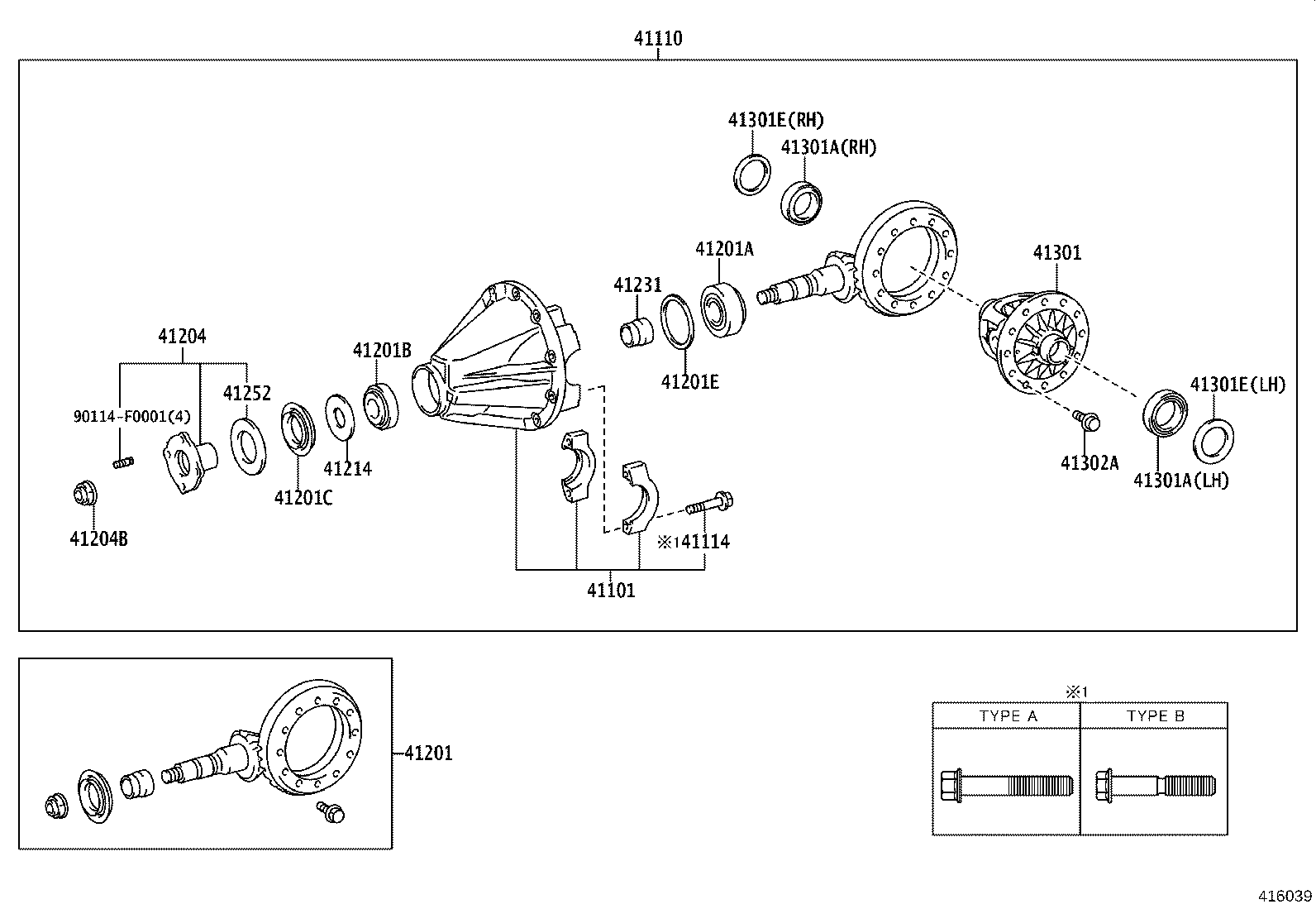 Rear Axle Housing Differential