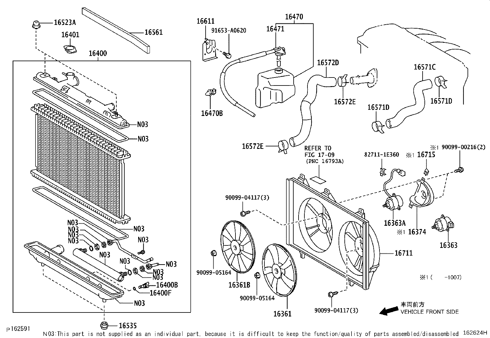 Radiator Water Outlet