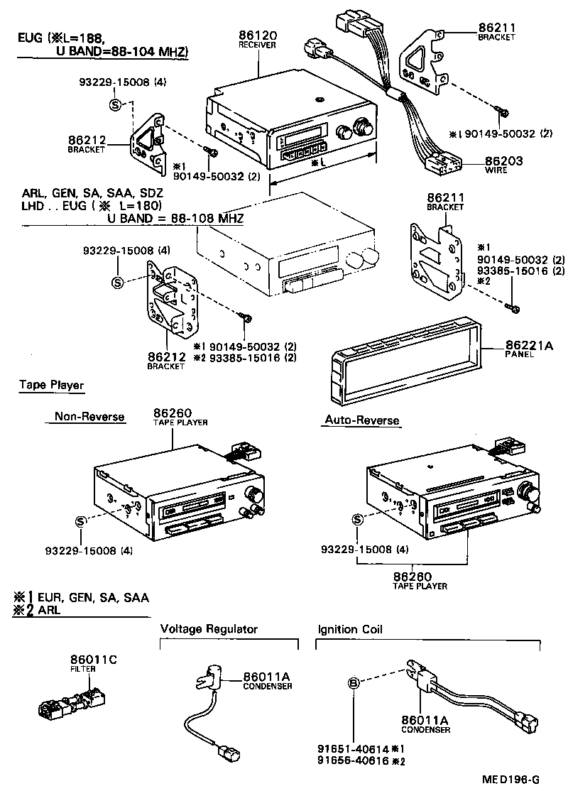 Radio Receiver & Amplifier & Condenser