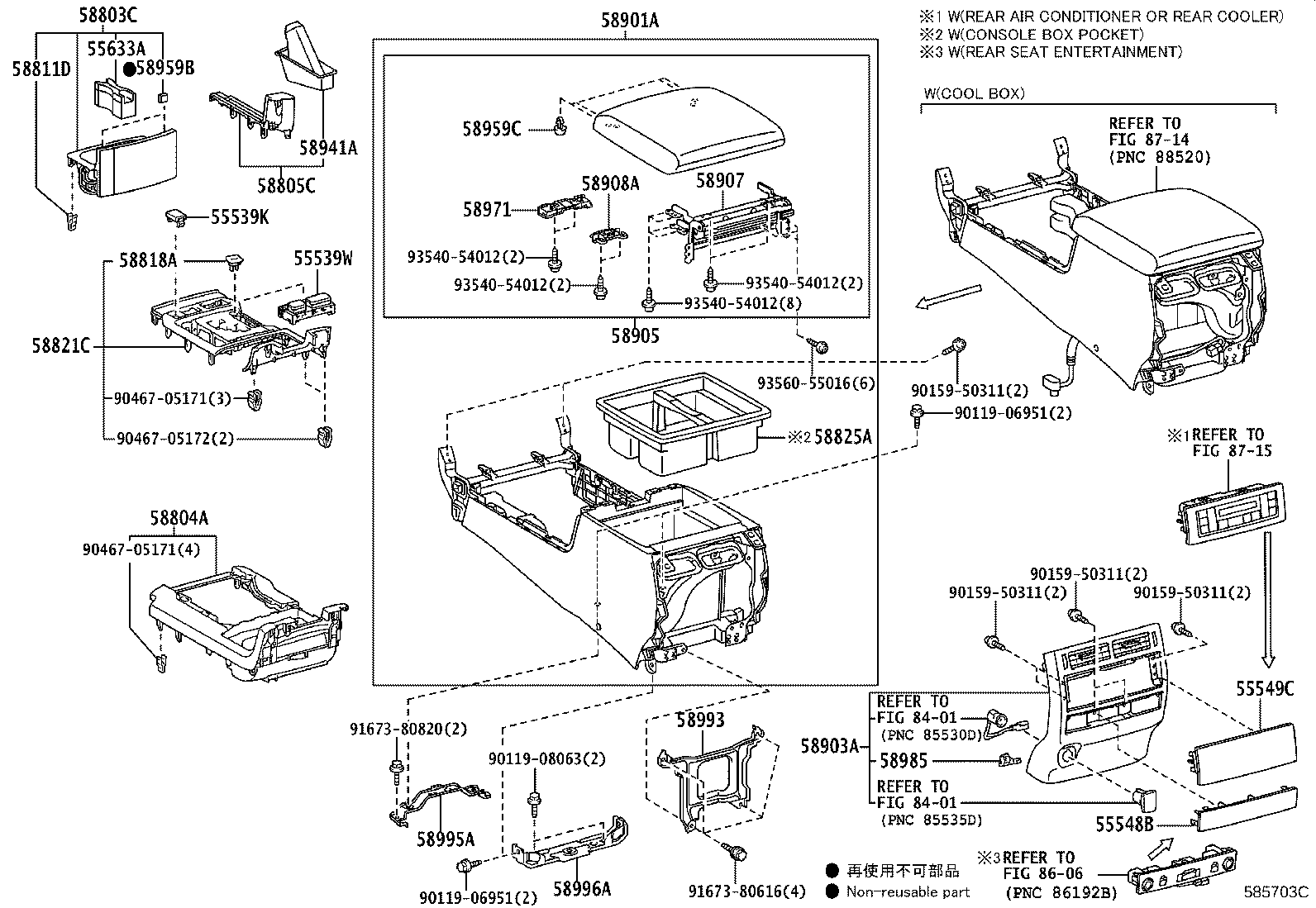 Caja y soporte de consola