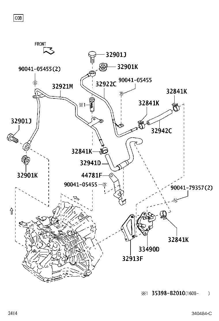 Enfriador de aceite y tubo