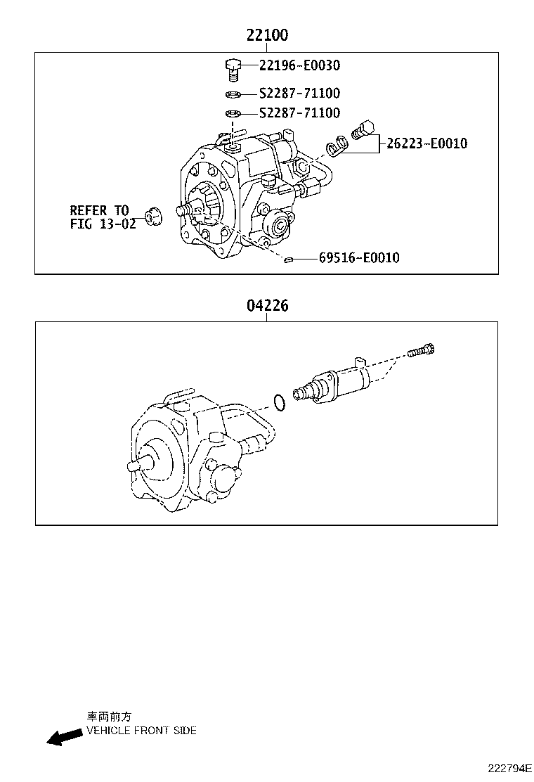 Injection Pump Assembly