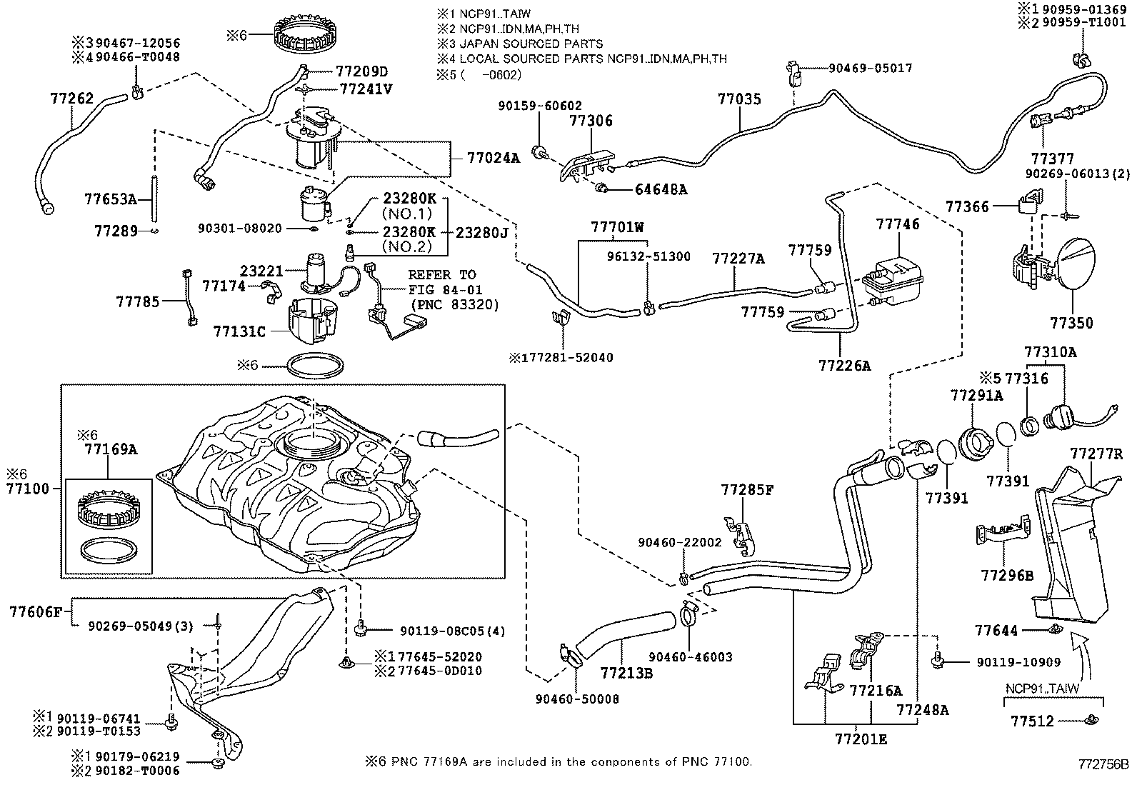 Fuel Tank & Tube