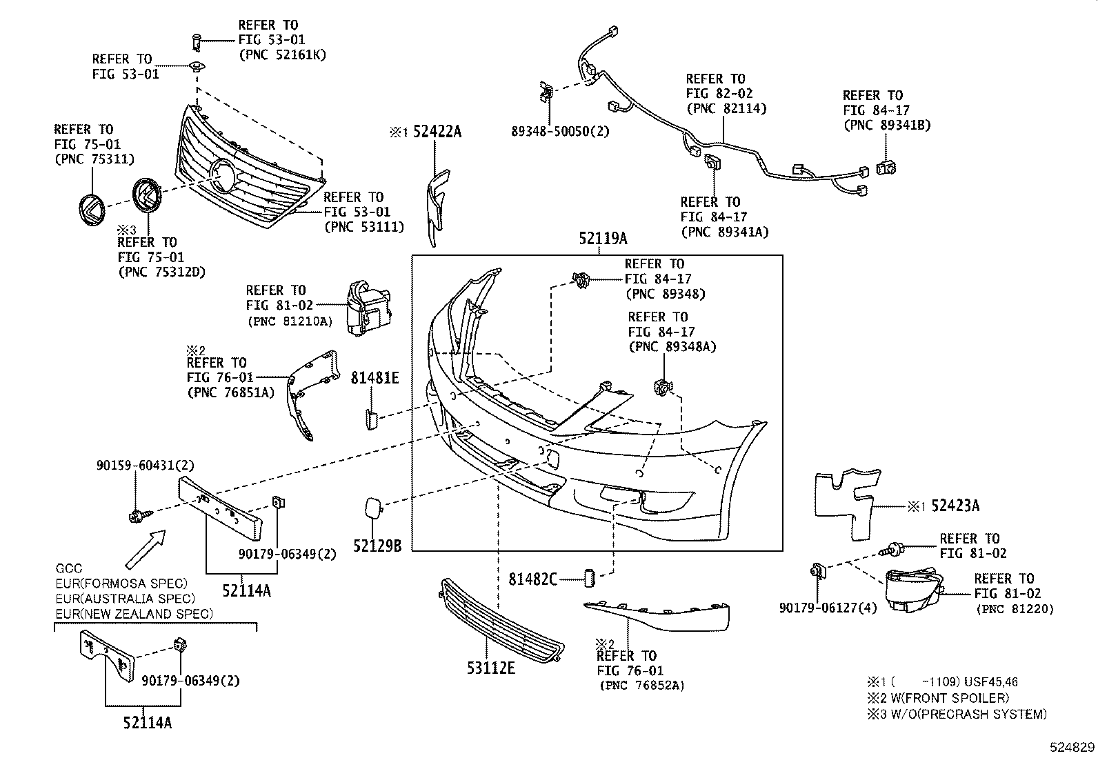 Front Bumper Bumper Stay