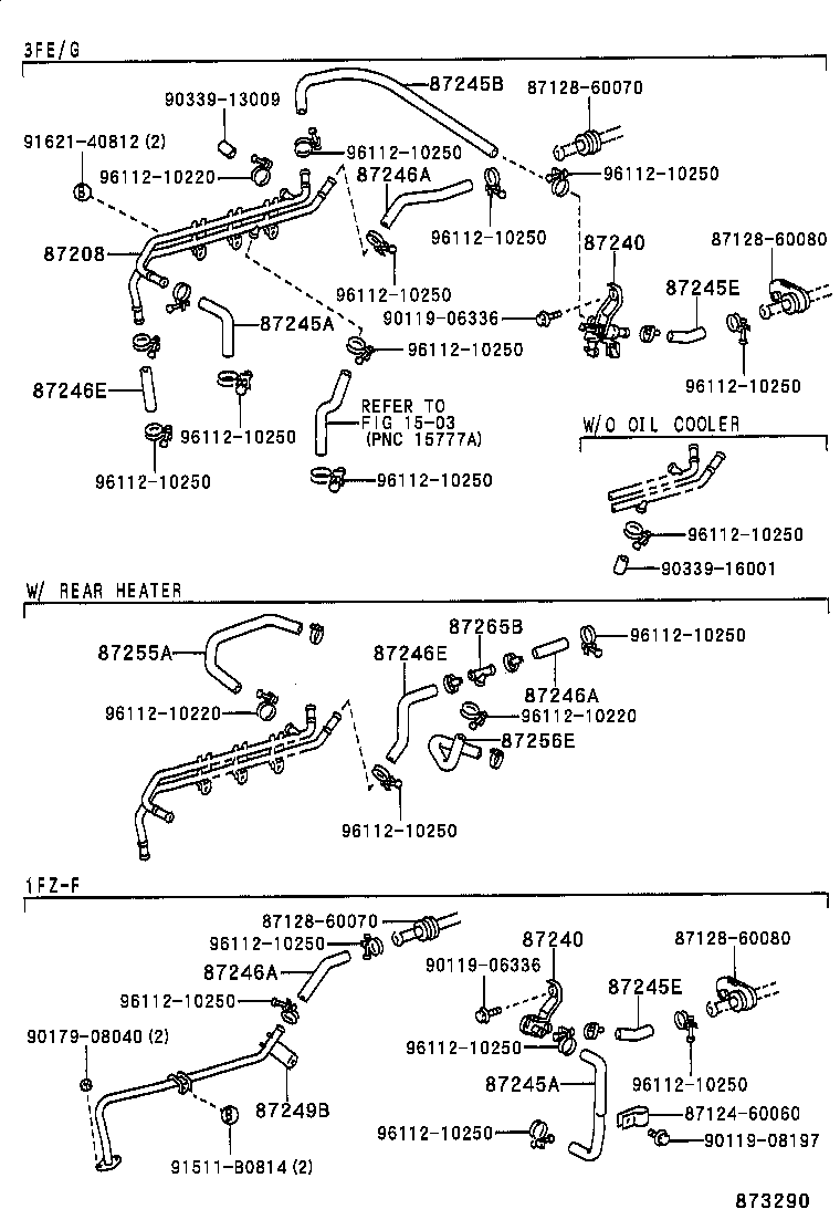 Tuberías de agua para calefacción y aire acondicionado