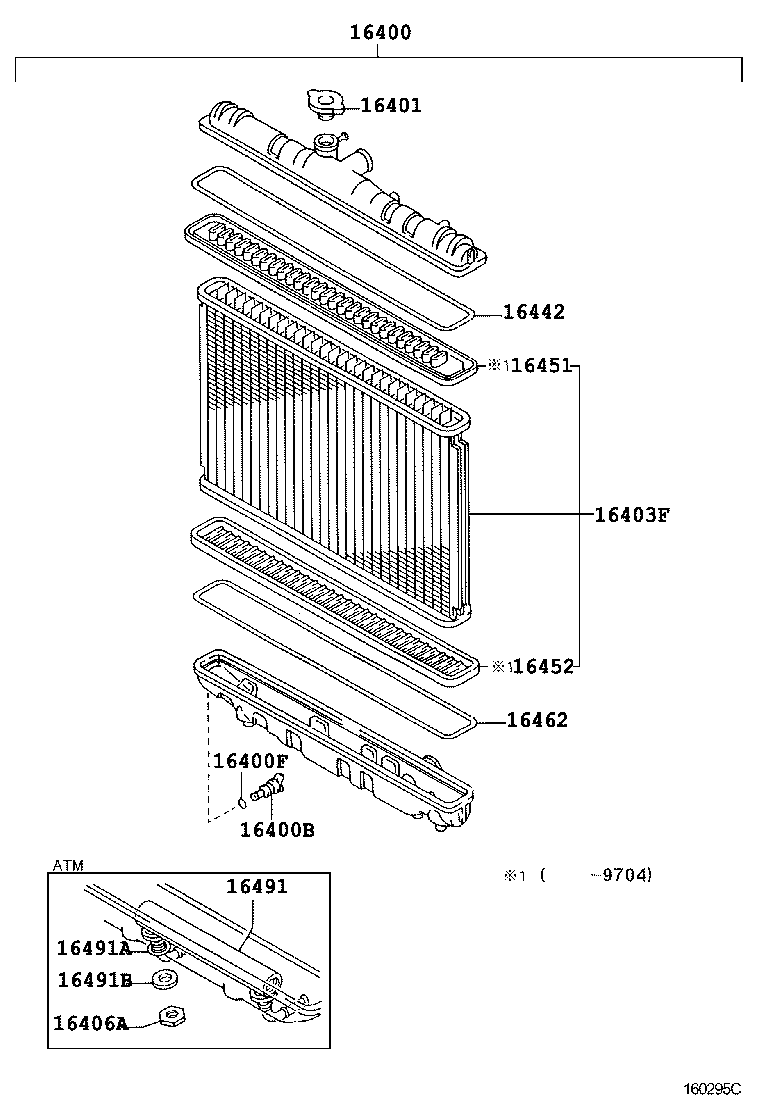 Radiator Water Outlet