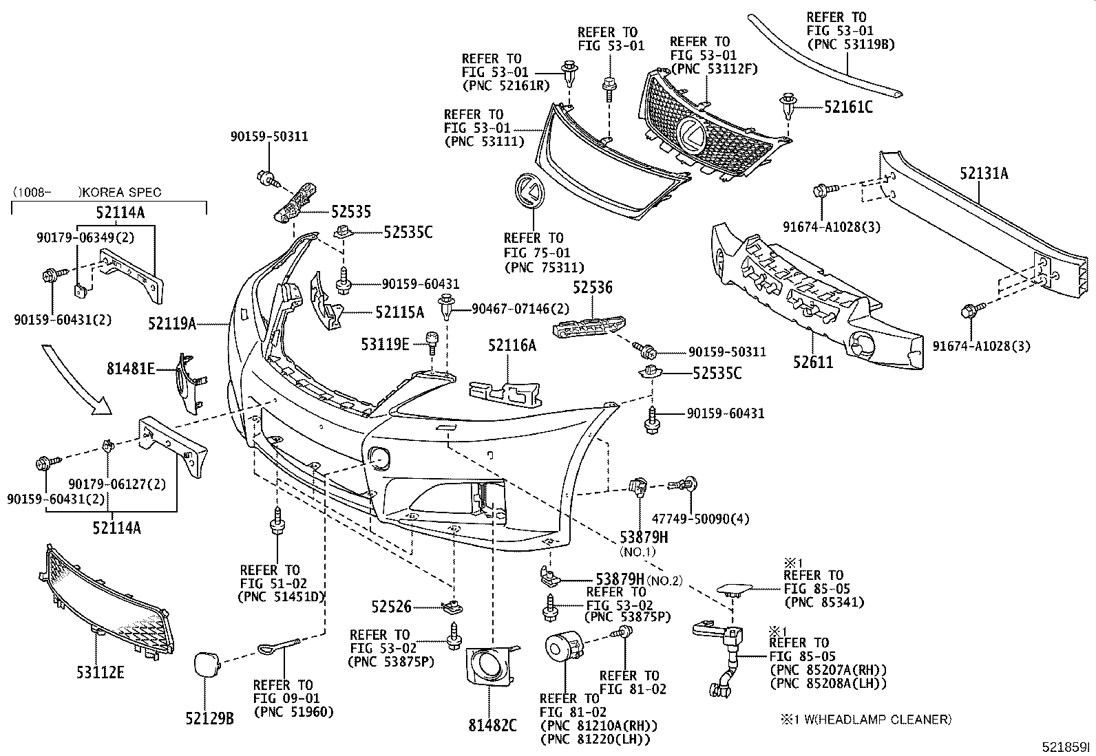 Front Bumper Bumper Stay