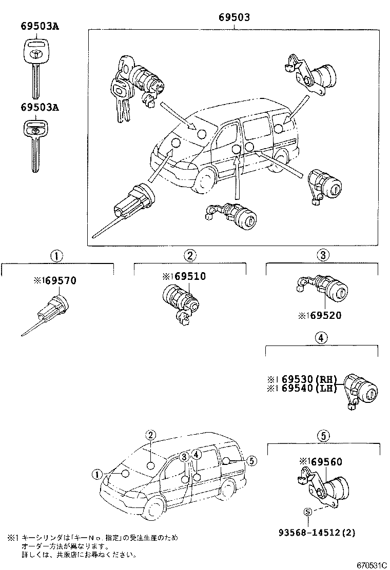 Juego de cilindro de cerradura