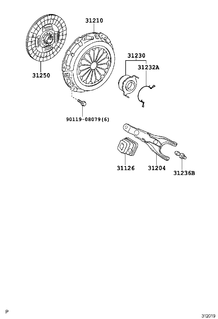 Clutch & Release Fork