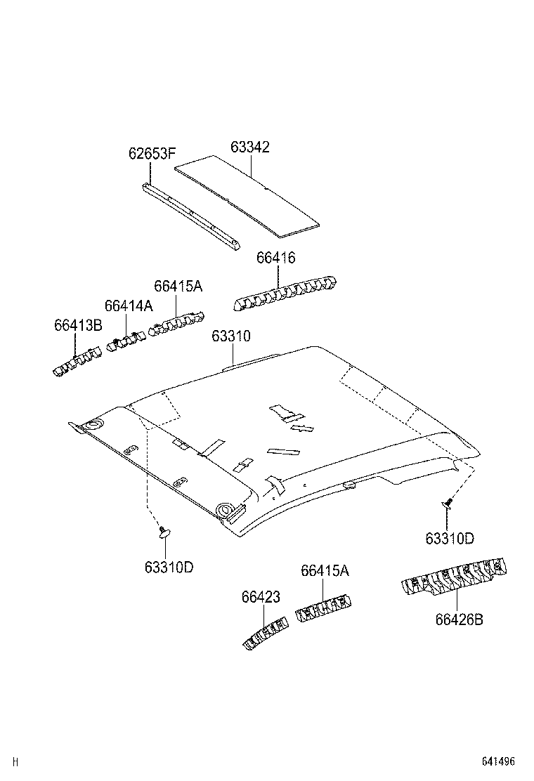 Headlining & Silencer Pad