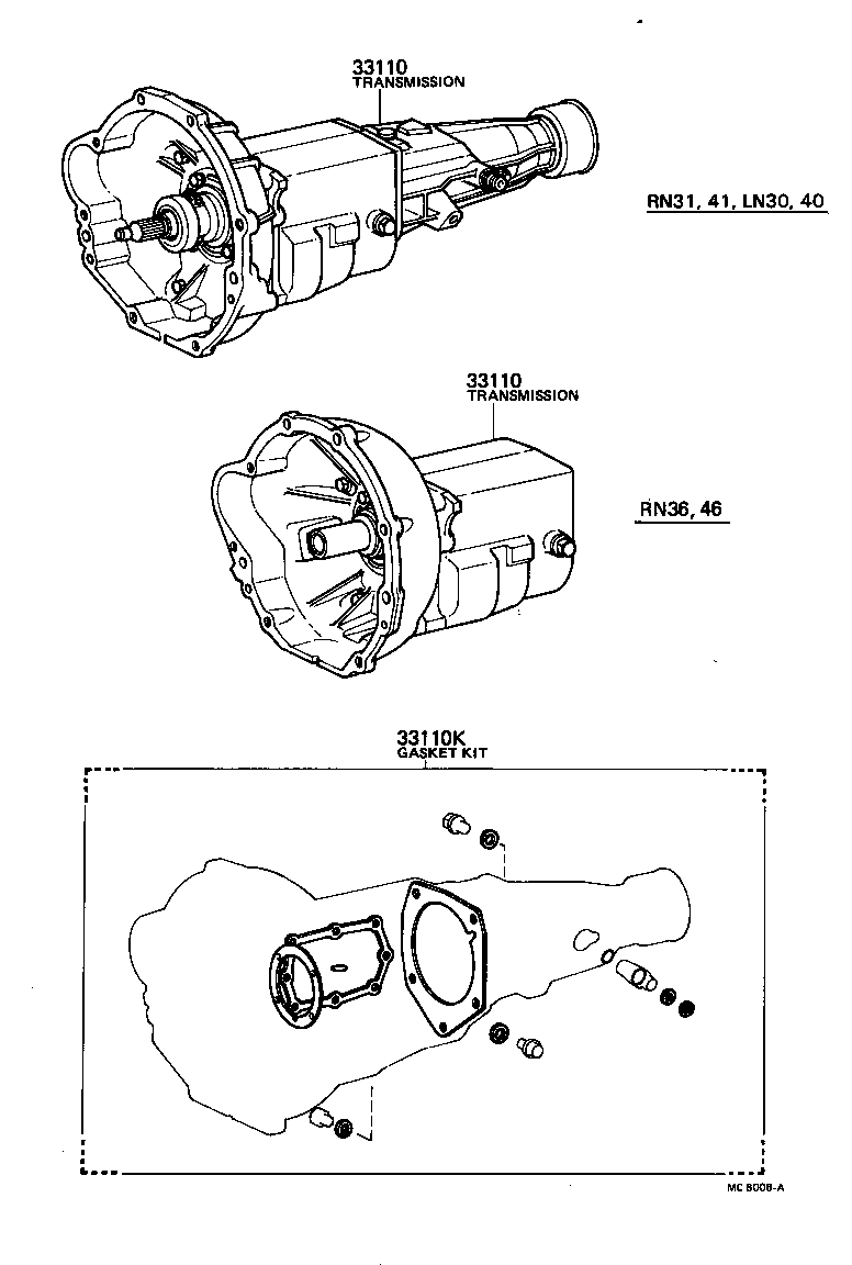 Transaxle Or Transmission Assy & Gasket Kit