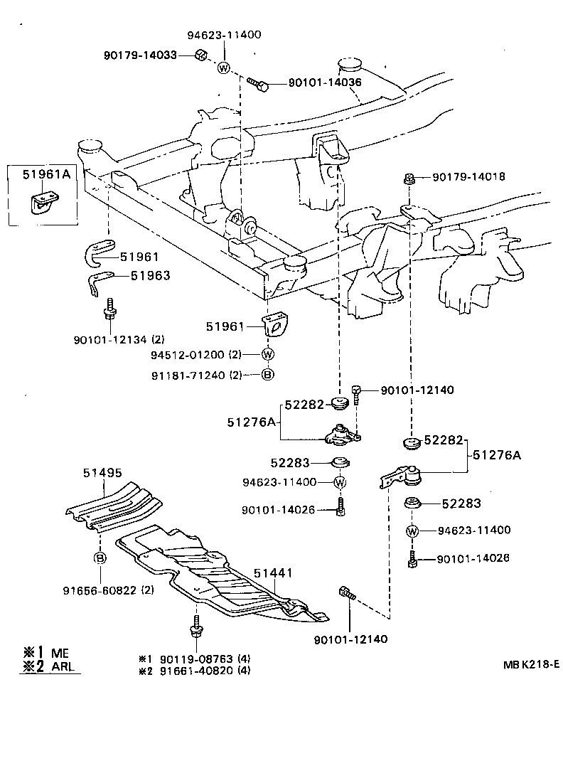 Suspension Crossmember & Under Cover