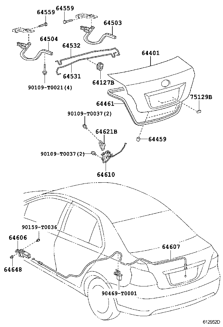 Luggage Compartment Door & Lock