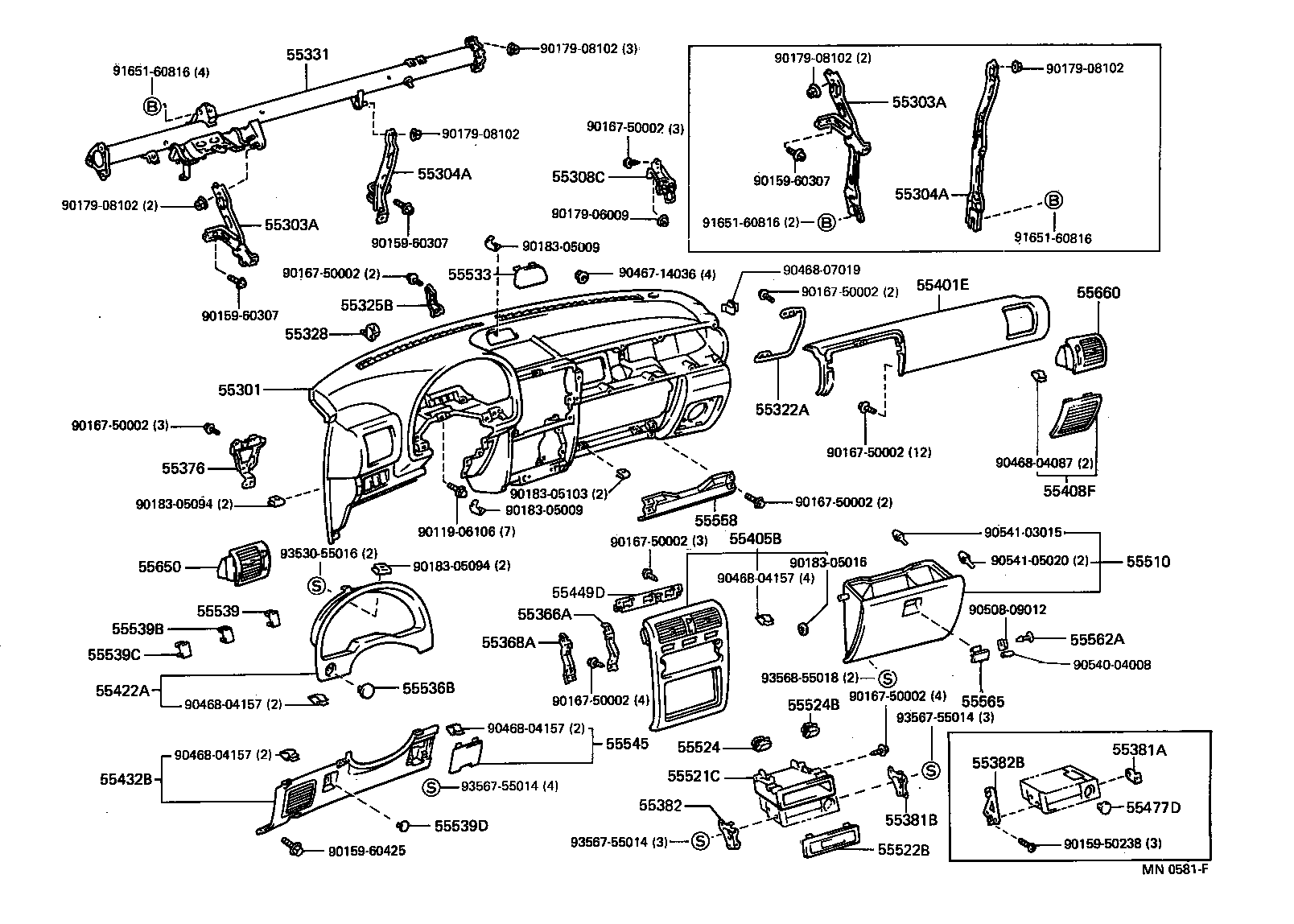 Instrument Panel Glove Compartment