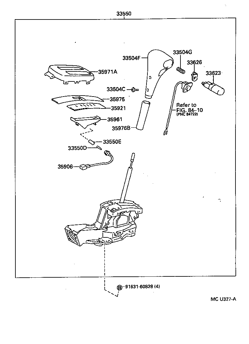 Shift Lever & Retainer