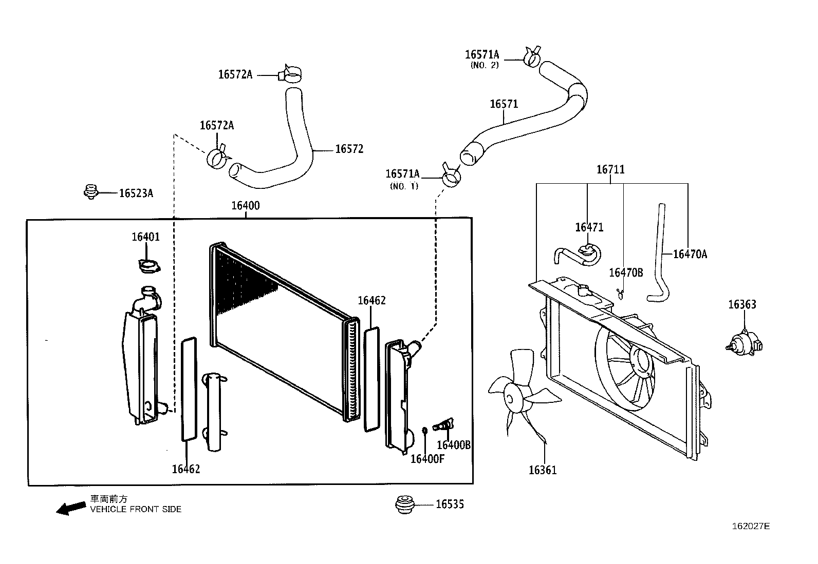 Radiator Water Outlet