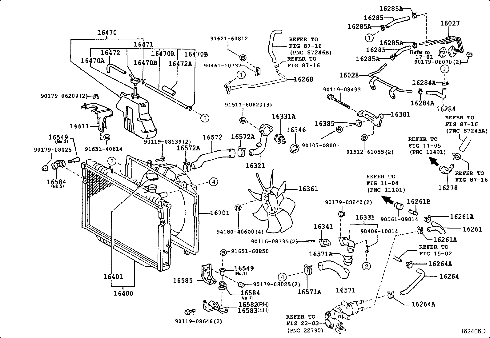 Radiator Water Outlet