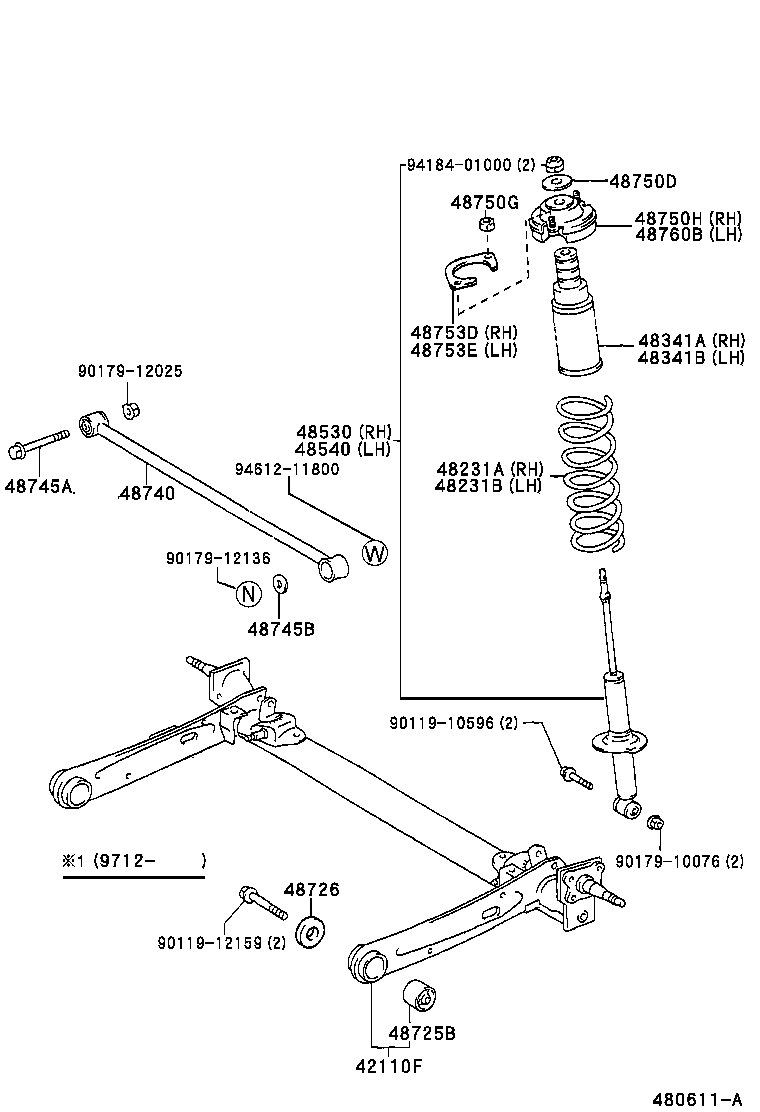 Rear Spring & Shock Absorber
