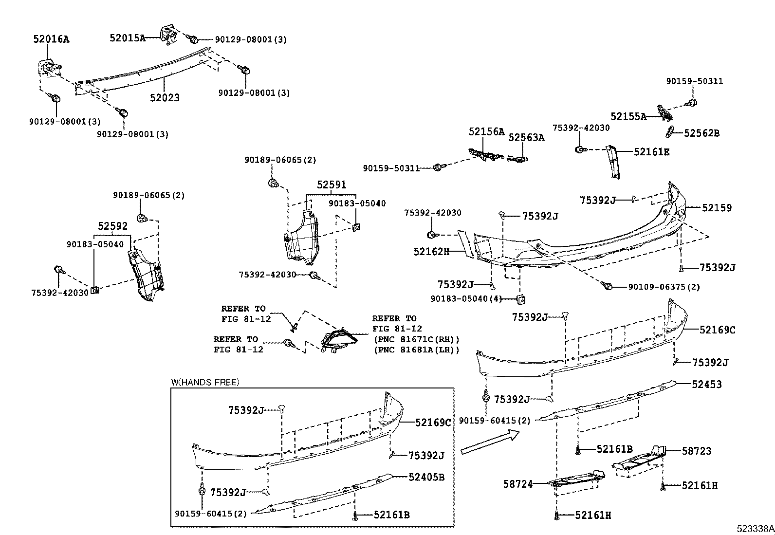 Rear Bumper & Bumper Stay