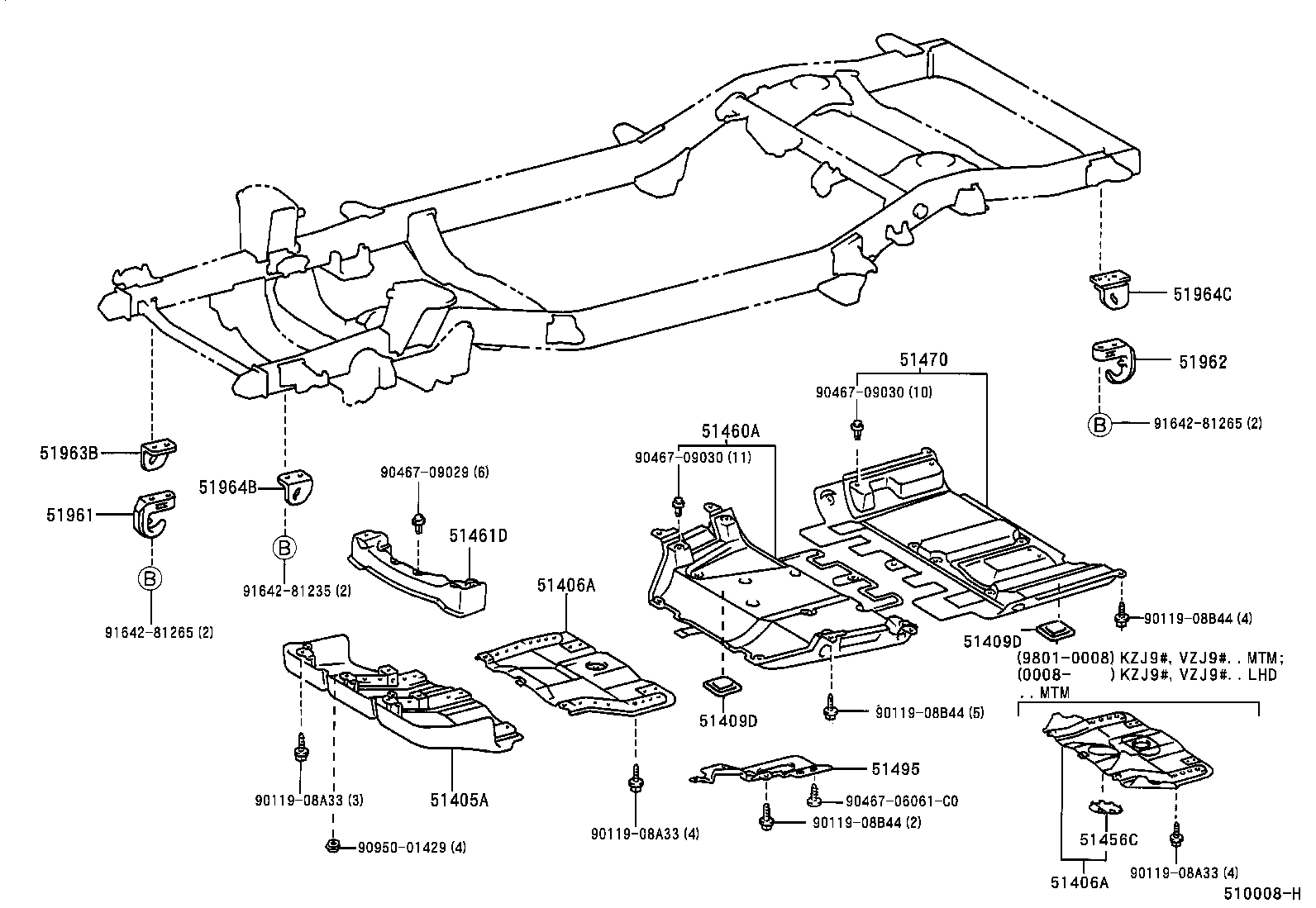 Suspension Crossmember & Under Cover