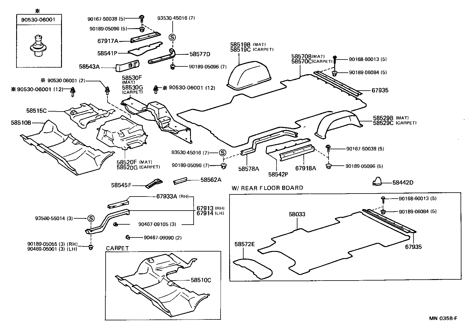 Floor Mat & Silencer Pad