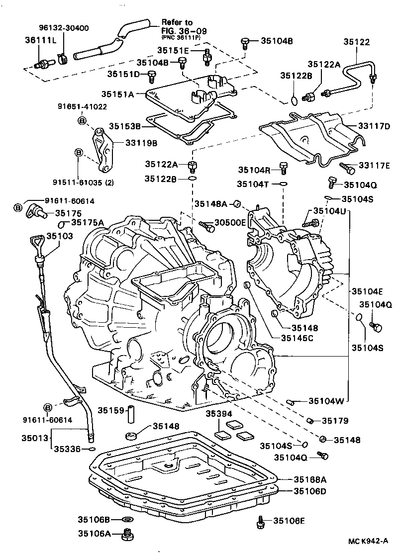 Transmission Case & Oil Pan