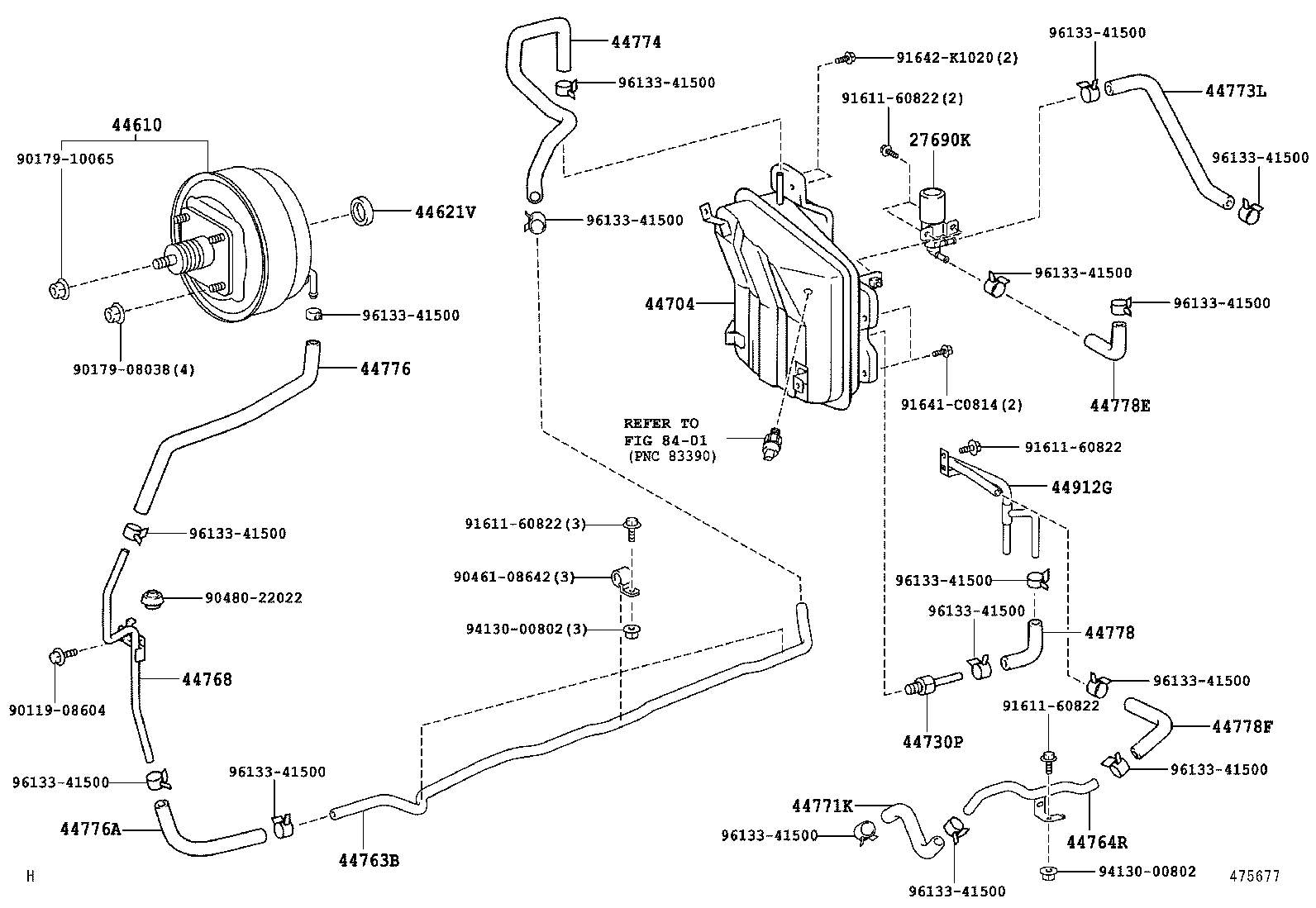 Brake Booster & Vacuum Tube