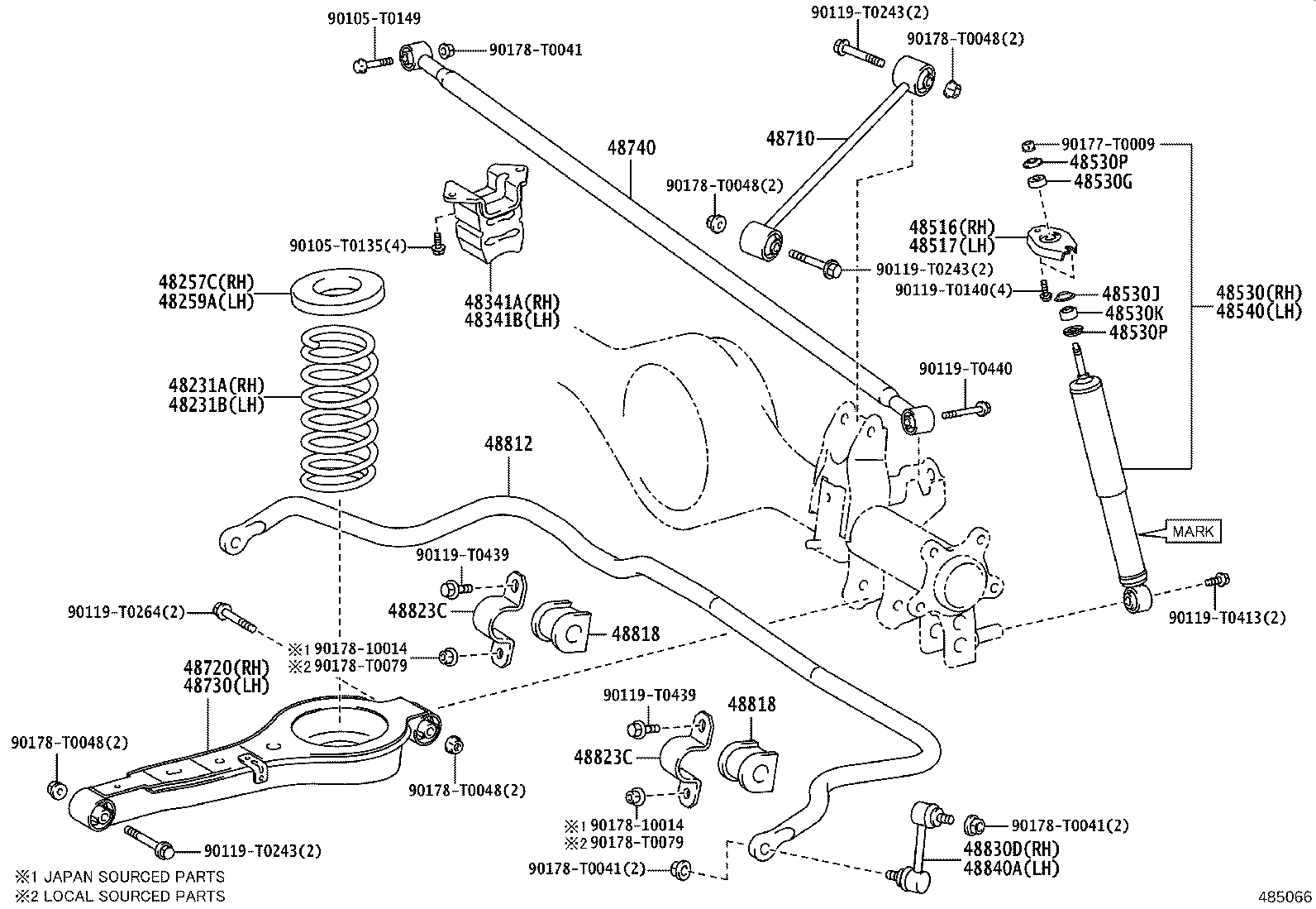Rear Spring & Shock Absorber