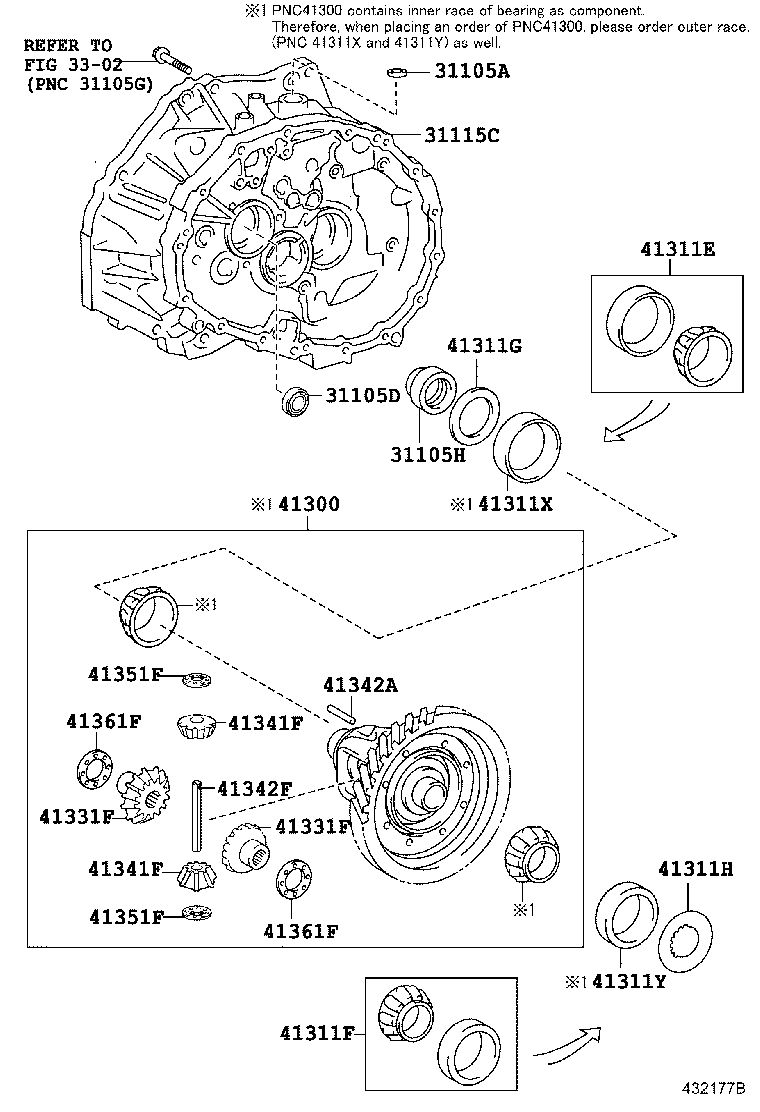 Front Axle Housing & Differential
