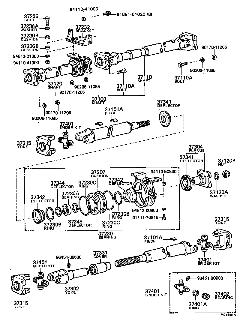 Propeller Shaft & Universal Joint