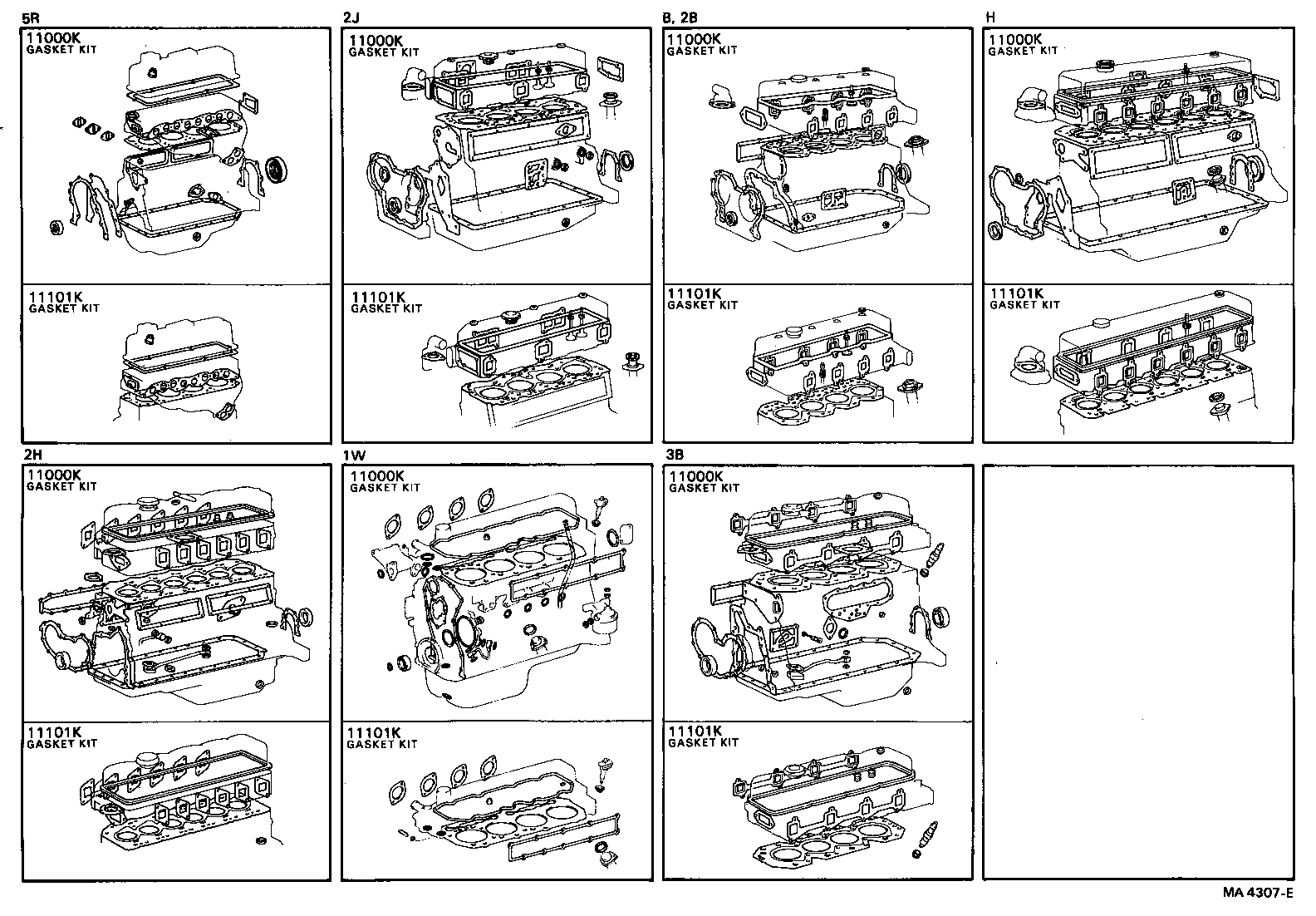 Engine Overhaul Gasket Kit