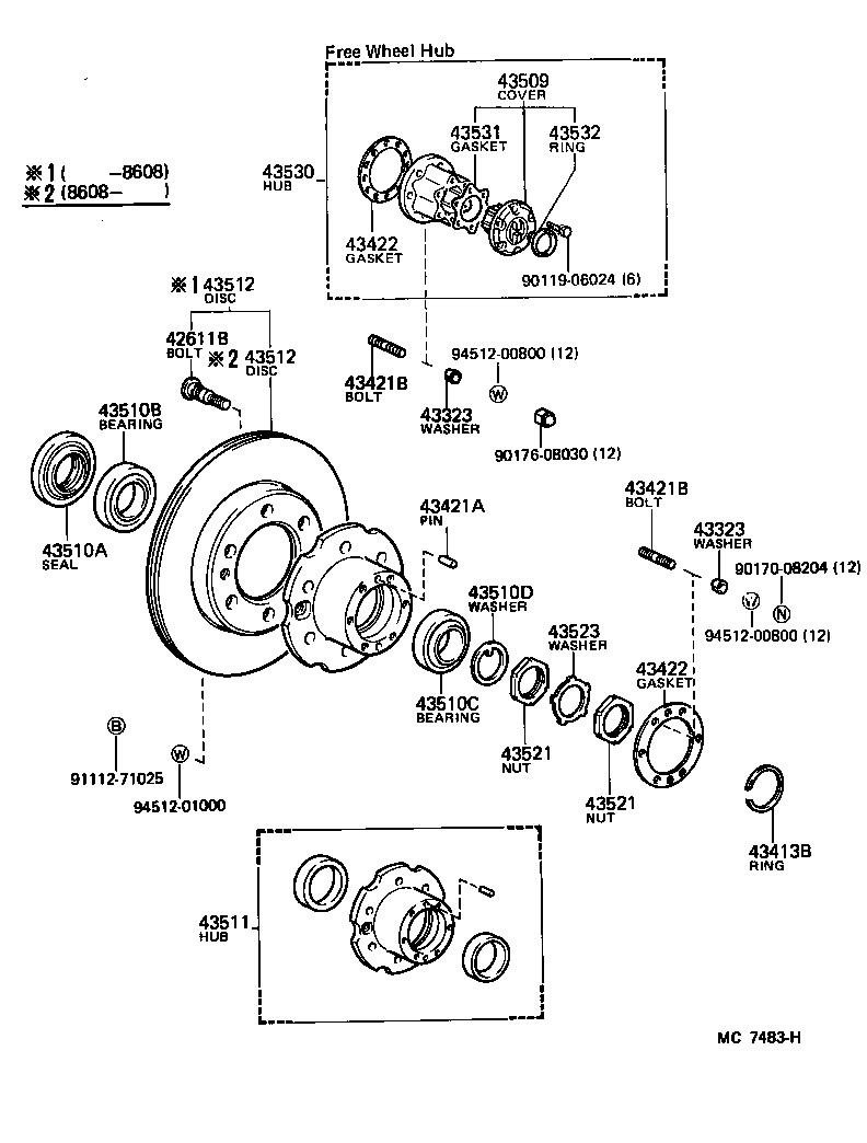 Front Axle Hub