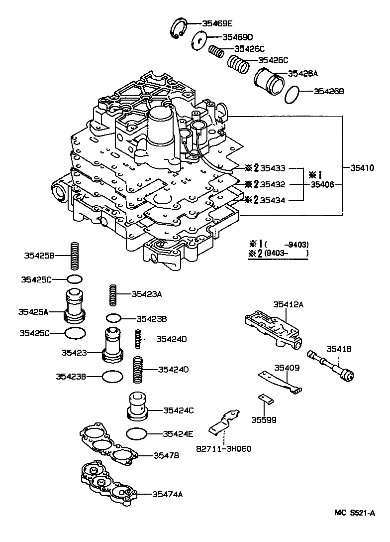 Valve Body Oil Strainer