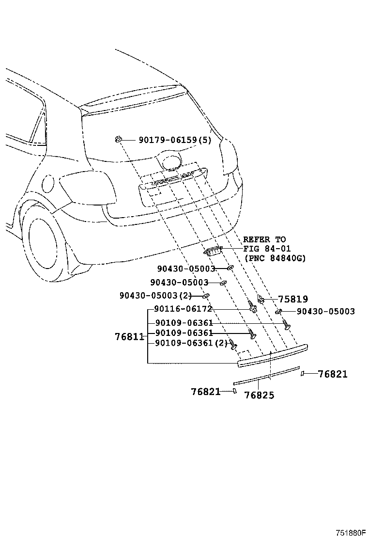 Rear Moulding