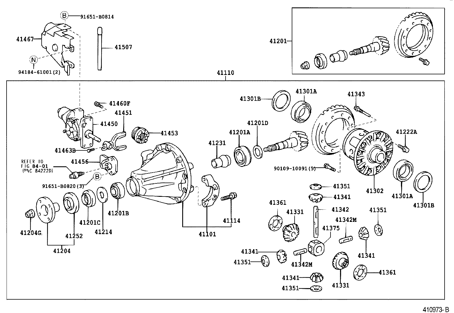 Rear Axle Housing Differential