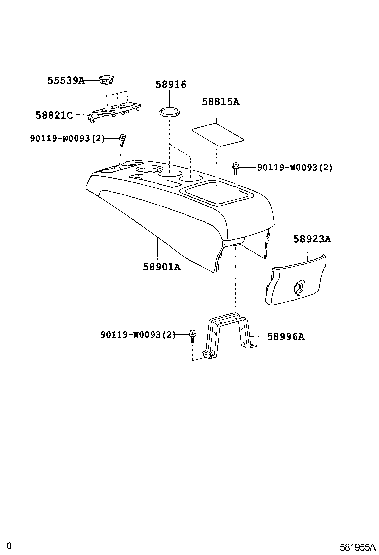 Console Box & Bracket