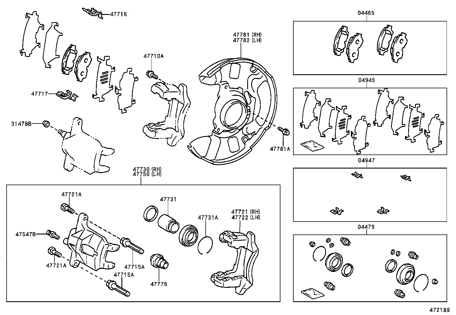 Front Disc Brake Caliper Dust Cover